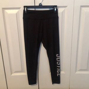 Girls justice athletic leggings size 7